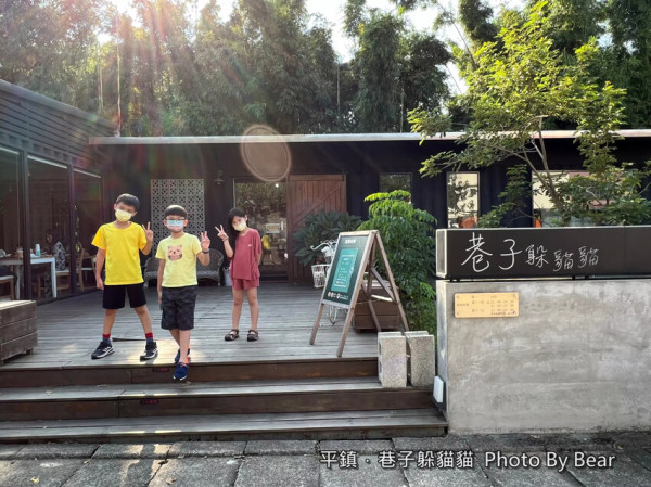 【平鎮】「巷子躲貓貓．田間小路旁的貨櫃咖啡，還有店狗柴柴來坐檯（排餐/義式料理/早午餐/手作課程/寵物友