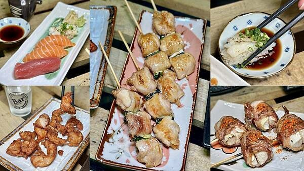 [板橋美食] 秋爽串燒 日式串燒居酒屋 雞肉串燒肥嫩多汁 握壽司鮮甜大塊 #板橋新埔美食 板橋宵夜 @蛋寶趴趴g