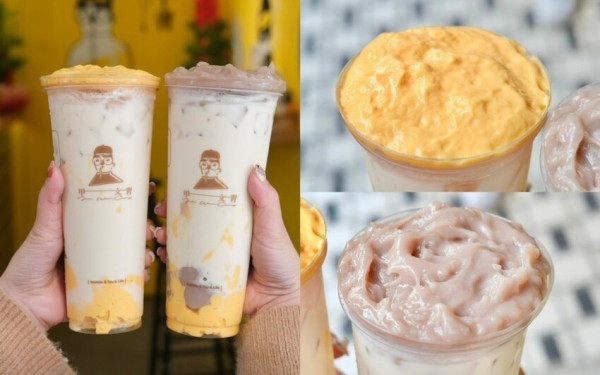 甲文青茶飲JIA WEN CING｜台中最幽默的爆紅手搖飲，超酷新品芋頭+流心奶黃一喝上癮！ - 肉依小姐吃什麼