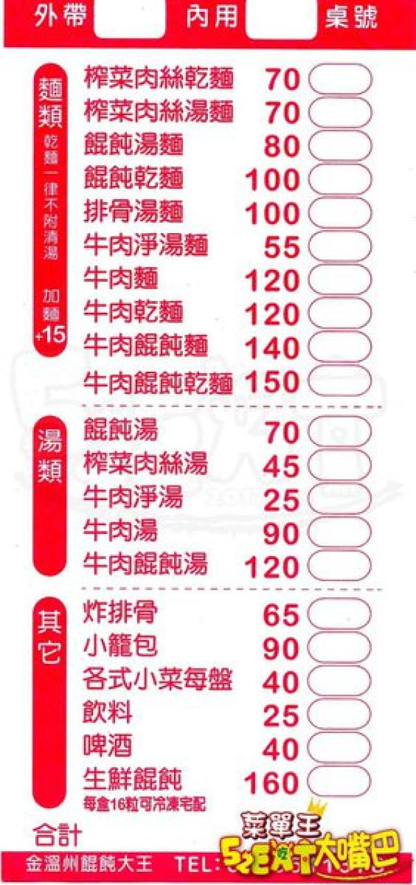 【高雄鹽埕超人氣餛飩推薦】金溫州餛飩大王菜單價位大公開！鹽埕餛飩大王～必點超大顆餛飩！!高雄新樂街美食小吃旅遊景點推薦！