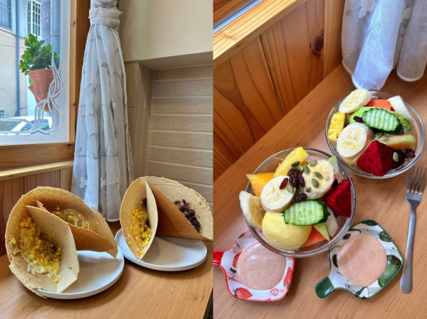 台南市中西區95巷輕食早餐:隱藏在台南住宅區巷弄內的可麗餅早午餐.清爽美味又健康/台南早午餐推薦