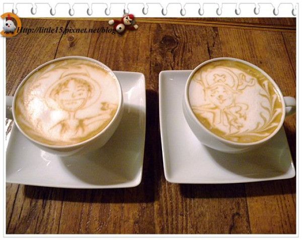 品嚐。好時光：費奧納咖啡 航海王魯夫橡膠手伸長啦~~~~