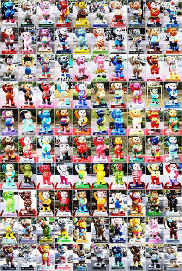 【高雄】百隻樂活熊現身高雄街頭！《２０１６第四屆樂活熊城市嘉年華：高雄美麗島大道》        
      