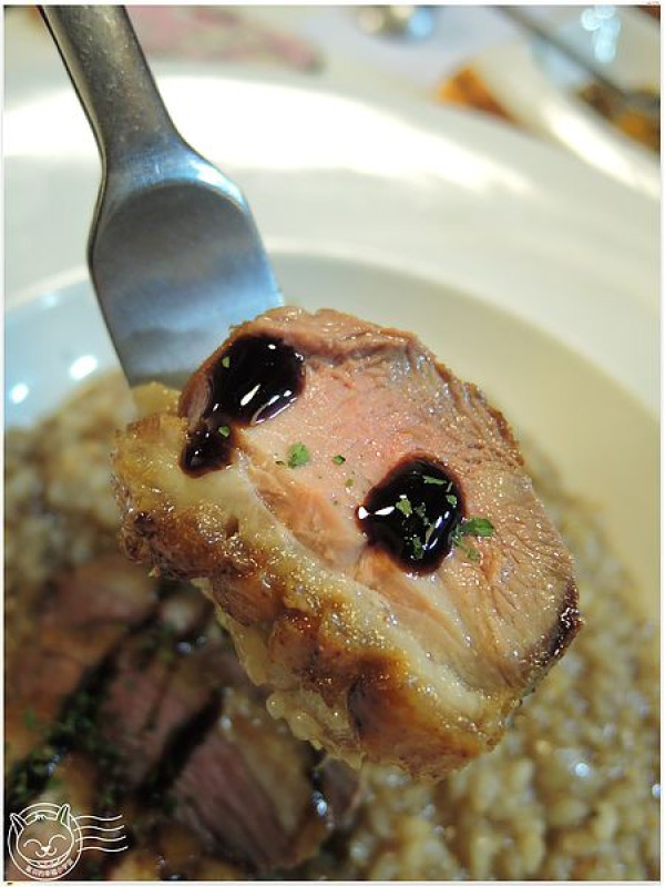 【星羽愛美食-台中】鴨胸燉飯很好吃，餐點吃的出原味卻很膩口，米布丁真的很米~森林旁邊。