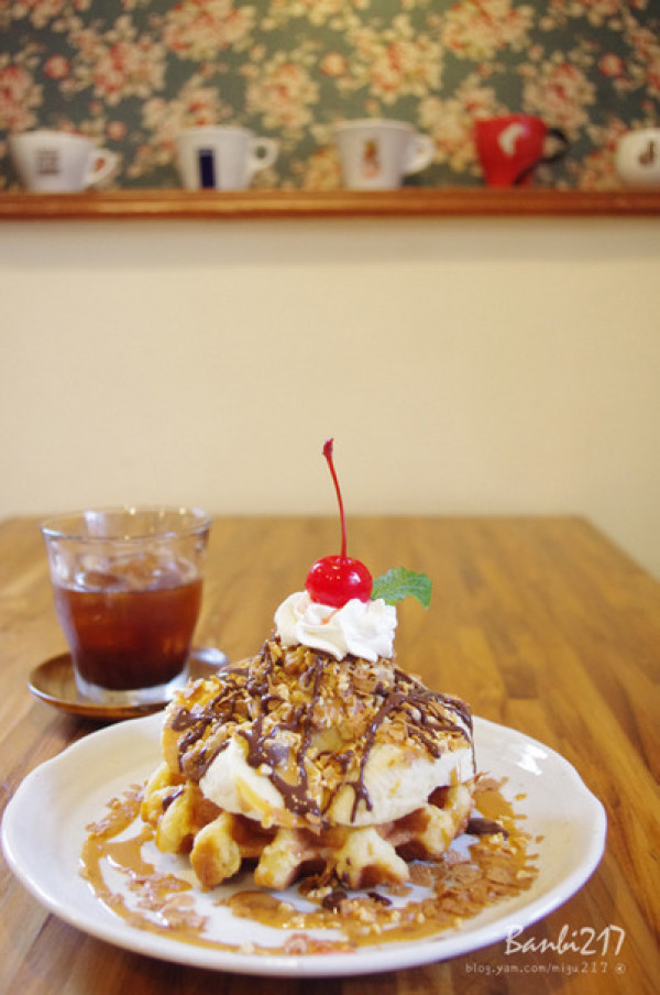 Chef'sCafe比利時鬆餅咖啡館．老房子好有味(永和四號公園Chef'sW