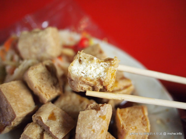 素食可用,比預料中好吃! ~ 高雄旗津"軟中脆臭豆腐"