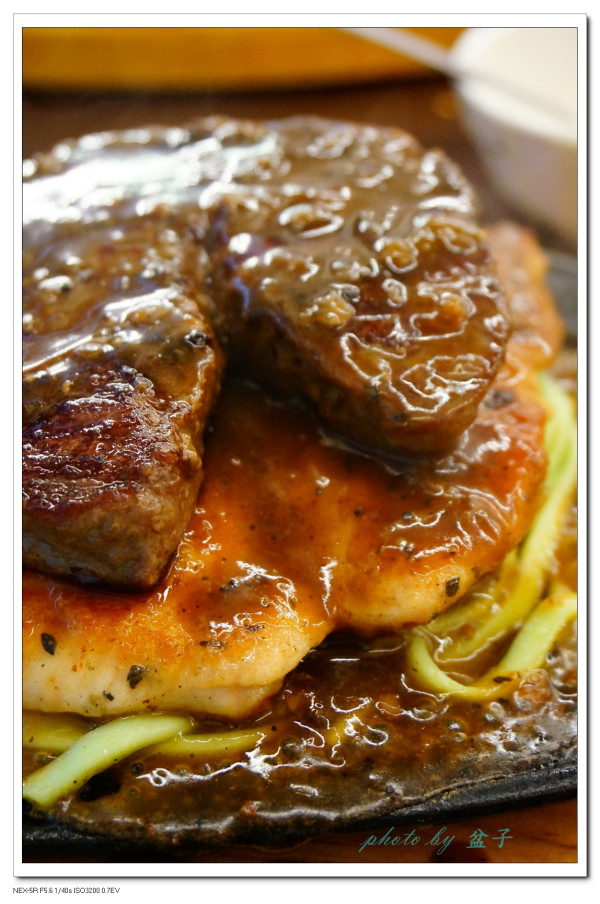 [食記] 台南新市-BK板塊牛排~大陸板塊一般大的平價牛排~