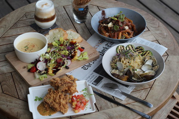 台中美食｜茶極創異廚房-環境優美複合式餐廳，夏季甜點超吸睛