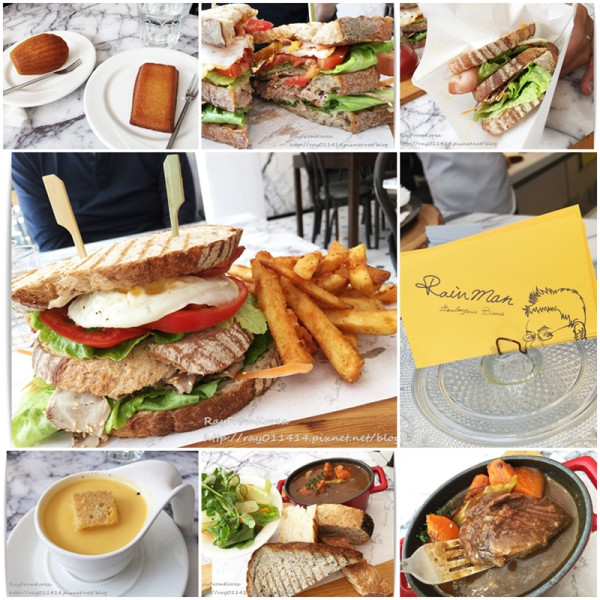 [輕食早午餐]市府站 鄰近松菸文化園區 完全手工麵包餐廳搭配餐點 - Rain man Boulangerie Bistro 雨人麵包餐館