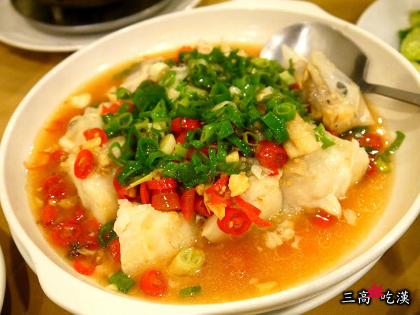 [川湘粵食記] 苗栗頭屋－長興私房料理(長興精緻小館)~大推剁椒魚頭、干鍋花菜