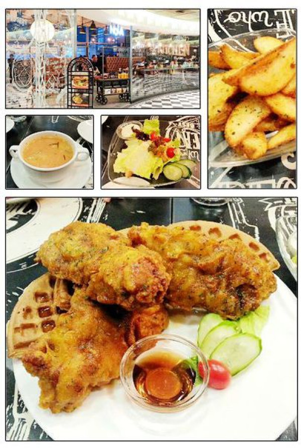 【台北】Nola Kitchen紐澳良小廚信義ATT店(甜蜜王國4F)二訪。一吃成主顧の楓糖鬆餅炸雞