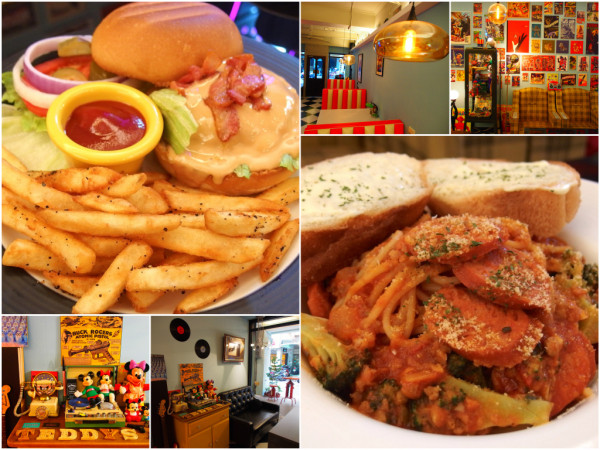 [台北] TEDDYS BURGER 泰迪漢堡。藏身鬧區巷弄裡的美式餐廳 (試吃)