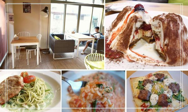 Café de Mu木咖啡 平價輕食 酸甜苦感的莓果提拉米蘇好吃到大口大口挖!!