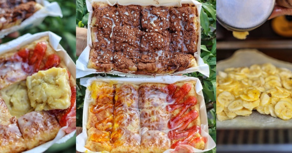 【彰化食記】『員林香蕉煎餅』放滿四根香蕉、可選三種醬料，只要50元銅板價！在地人也瘋排的限量美食