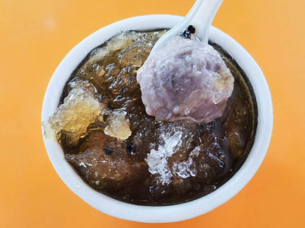 (三重美食)三重後竹圍街無名豆花,剉冰,下午2點後才營業,Q地地的芋泥球,三重在地人激推的下午茶冰品點心