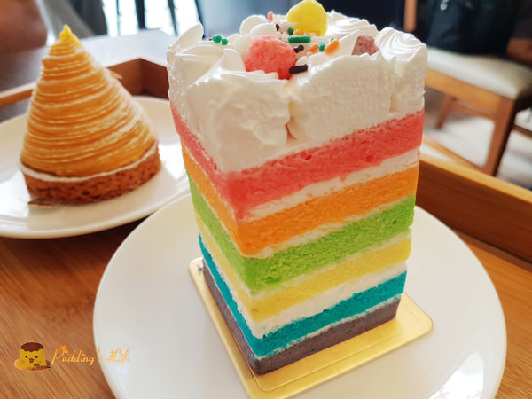 【新竹美食】療癒系繽紛彩虹蛋糕下午茶《Chatime Lounge》茶飲界的星巴克