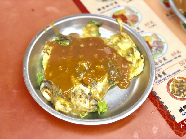 [台北士林] 忠誠號蚵仔煎蚵仔大顆人爆炸多 / 蝦仁煎 / 士林夜市排隊美食