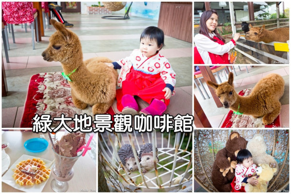 【吃喝．台中】綠大地景觀咖啡館～台中新社草泥馬陪你喝咖啡療癒你的心！