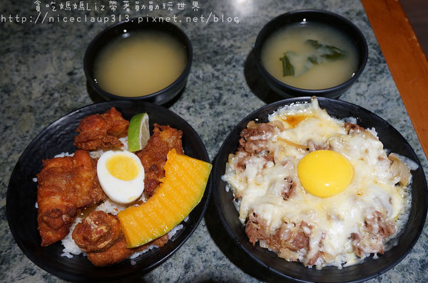 【台南北區】『星丼食堂』～大遠百成功店美饌天地～超值ｘ美味ｘ份量大的日式丼飯。大推→日出起司豬肉丼