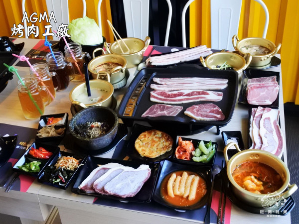 《美食推薦》【桃園中壢】AGMA烤肉工廠。正宗韓國烤肉美食吃到飽 中原夜市商圈美食 新開幕韓式烤肉料理 烤肉/韓式美食/飲料吧無限吃到飽 桃園中壢必吃美食推薦