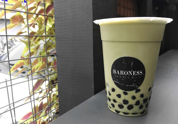 【台北】松山 Baroness小黑糖 文青風格的黑糖珍珠奶茶、黑糖珍珠宇治抹茶拿鐵、三明治