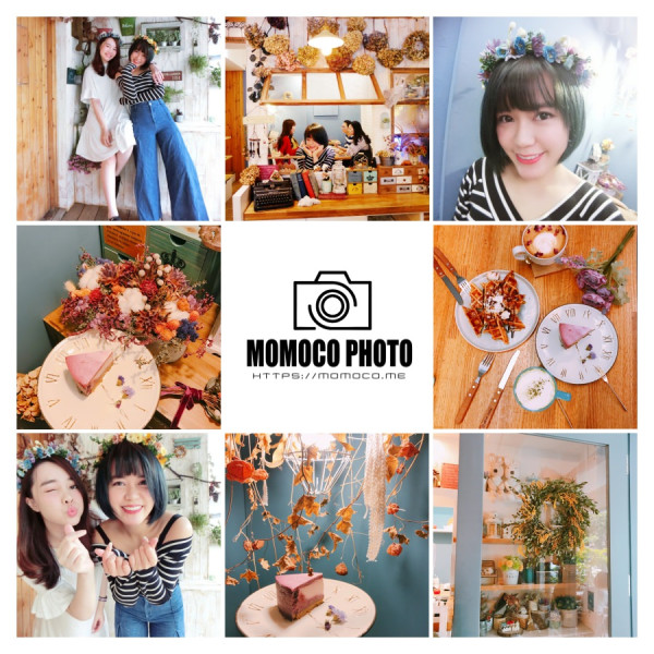 【士林芝山站】跟閨蜜姐妹一起夢幻乾燥花吧！可以一直戴花圈拍照的小夢境。little dream Café