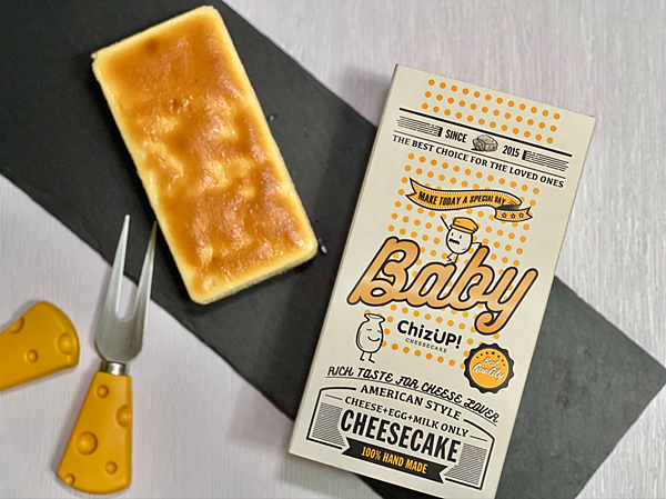 【台北士林區美食】Chiz UP 美式濃郁起司蛋糕xBaby起司蛋糕：老奶奶焦糖蘋果餡起司 ║起司蛋糕推薦、台北甜點