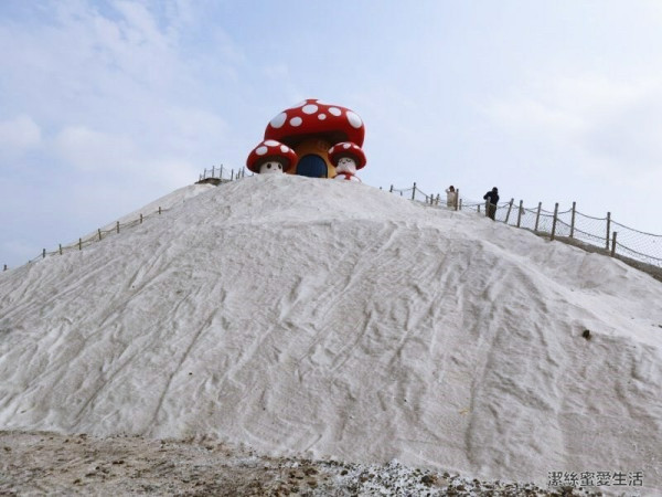 七股鹽山-台南七股/攀爬大鹽山!巨大造景藝術及遊樂設施 - 潔絲蜜愛生活