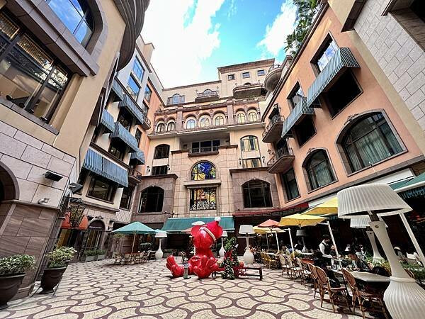 [台北美食] Cafe de Lugano 台北文華東方酒店中庭下午茶 盧卡諾義法咖啡餐酒館 #松山區南京復興美食 @蛋寶趴趴go