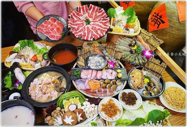 台中火鍋║霸氣火鍋果然名不虛傳，海霸王鍋、狠蝦鍋重出江湖，大海精華衝擊你的味蕾（飲料冰淇淋吃到飽）