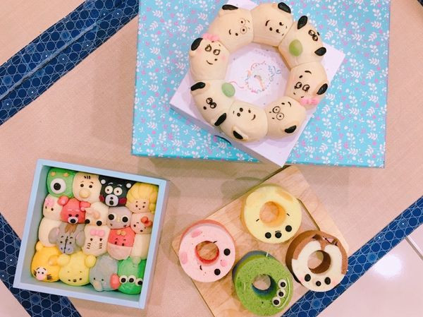 宅配✿卡通系列~手撕麵包與戚風蛋糕✿超可愛的麵包與蛋糕! 等2個月也值得的療癒滋味~