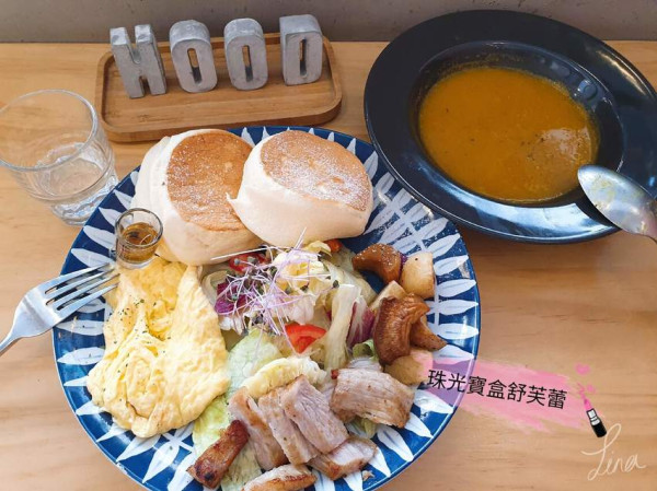 [中和美食]貳Hood.cafe網美乾燥花|舒芙蕾早午餐 近中和環球~Tina愛分享