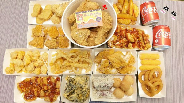 爆Q美式炸雞(員林浮圳店)-最近炸雞店吵得火熱  默默耕植於中南部的爆Q  份量多是消夜的好朋友              