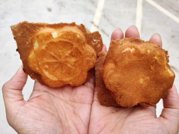 風城雞蛋糕-桃園/樸實古早味銅板價.外皮香酥一定要趁熱吃 - 潔絲蜜愛生活