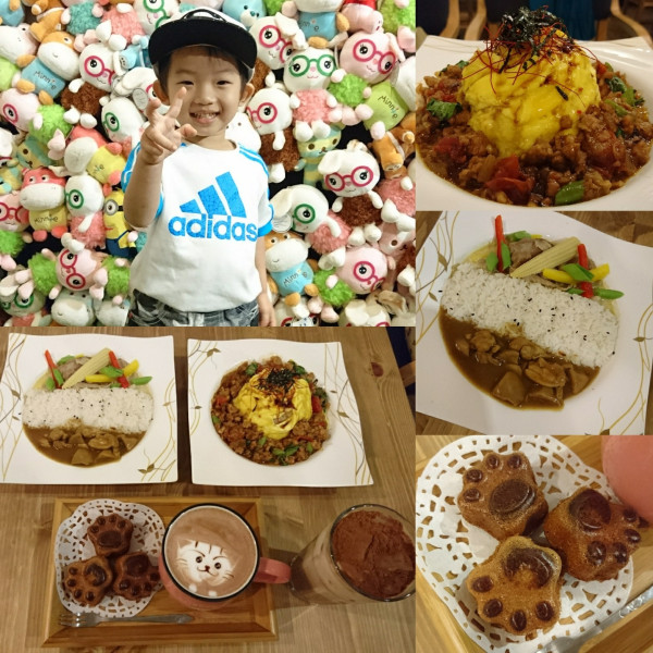 高雄~Awake Coffee (巨蛋店)~超好拍創意娃娃牆~萌萌噠貓爪蛋糕及貓咪拉花~美味餐點溫馨氣氛~值得推薦~              