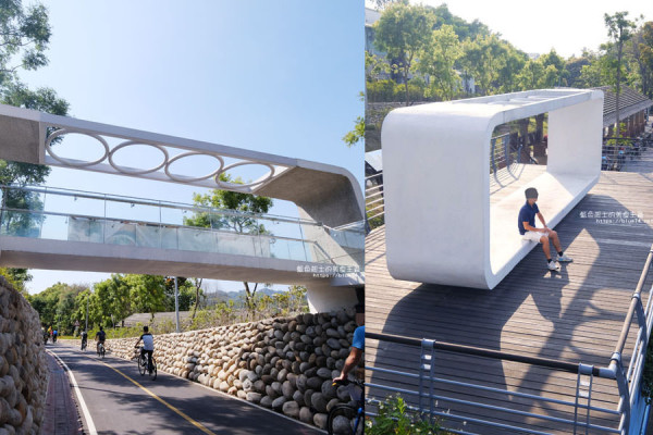 台中石岡│石岡車站斷層月台-自行車道旁的地震遺址.一旁還有運動休閒廣場喔~ - 藍色起士的美食主義