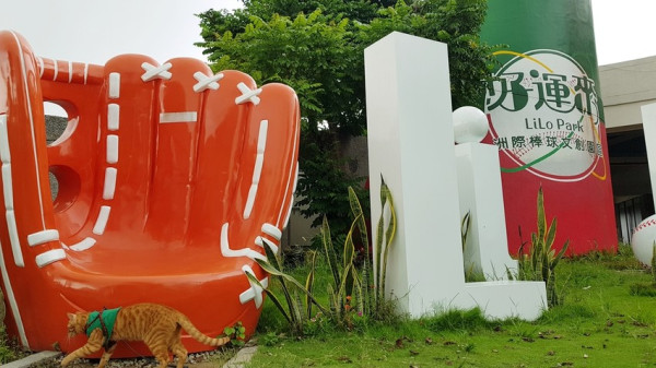 【台中】旅行貓日記免費親子景點。洲際棒球場散散步免費沙坑適合小小孩