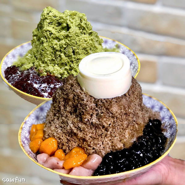 【台北美食】幸福七角棧 高CP百元實在冰品店 宇治抹茶冰 珍珠抹茶奶酪冰 豆花 燒仙草 大安森林公園站美食