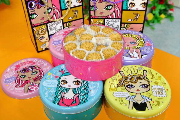 【食。中壢】輕鬆做烘焙diy-小玉手工曲奇餅〜中秋送禮新選擇！免飛香港，香酥奶油曲奇餅，可愛鐵盒快收藏！