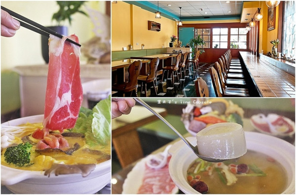 [台南東區火鍋]托斯卡尼艷陽下-每天限量又製作費工的回春膠原火鍋+香濃南瓜火鍋，健康養生又好吃~