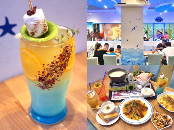 ★台南新營★【努逗風味館】希臘海洋風好停車台南親子餐廳。