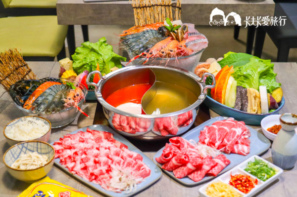 宜蘭美食火鍋-老婆吃鍋｜頂級牛肉海鮮高質感鍋物！推薦螃蟹龍蝦角蝦牛小排