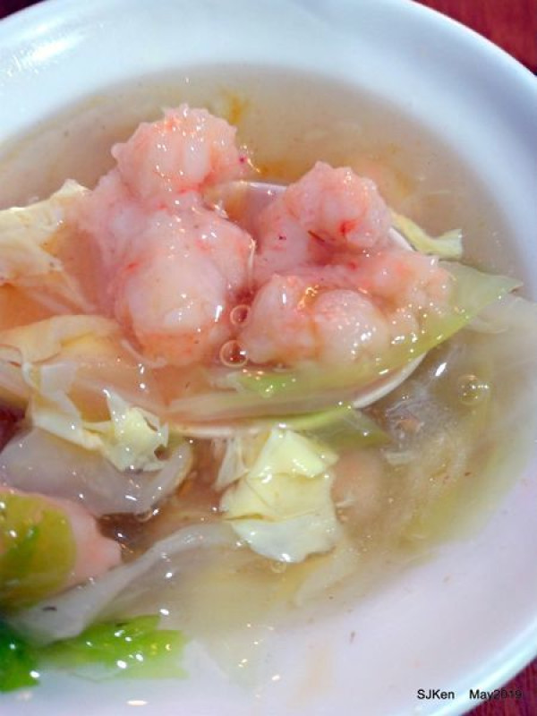 (三和夜市小吃美食)「台北橋三和夜市蝦仁羹」--- 夜市巷仔口在地美味，純正澎湖海蝦不添加的蝦仁羹專賣。