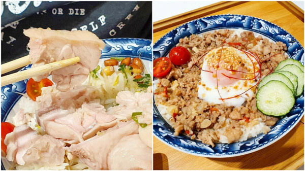 【左營區美食】虎爺雞飯 立大店 海南雞腿飯/打拋豬肉飯/肉骨茶湯 夏日消暑料理