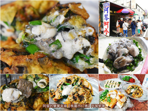 ﹝桃園市八德食記﹞阿琴蚵嗲　表皮極酥香脆，每口都吃得到蚵鮮肥美且竟還包入肉片，隱身在鐵皮屋工業區的人氣炸蚵嗲　／八德必吃銅板美食／排隊銅板美食／古早味楊桃汁