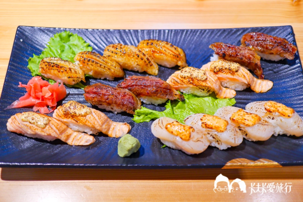 宜蘭日式居酒屋-炉匠炉端燒｜用船槳上菜超特別！推薦烤魚握壽司大阪燒丼飯