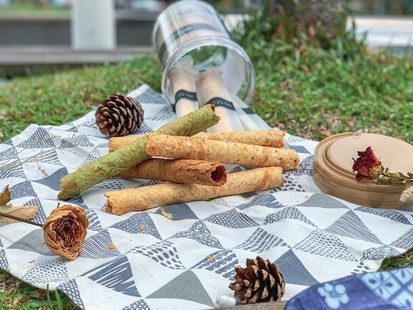 【伴手禮推薦】屏東農科手工蛋捲，超大超粗超酥香，宅配團購美食送禮大方好方便！