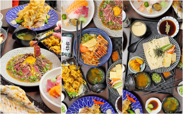 久葉壽司：夏季烏龍冷麵 月見生牛肉好吃必點！隱藏版網路高分推薦 炸蝦天婦羅加1元份量再加倍！