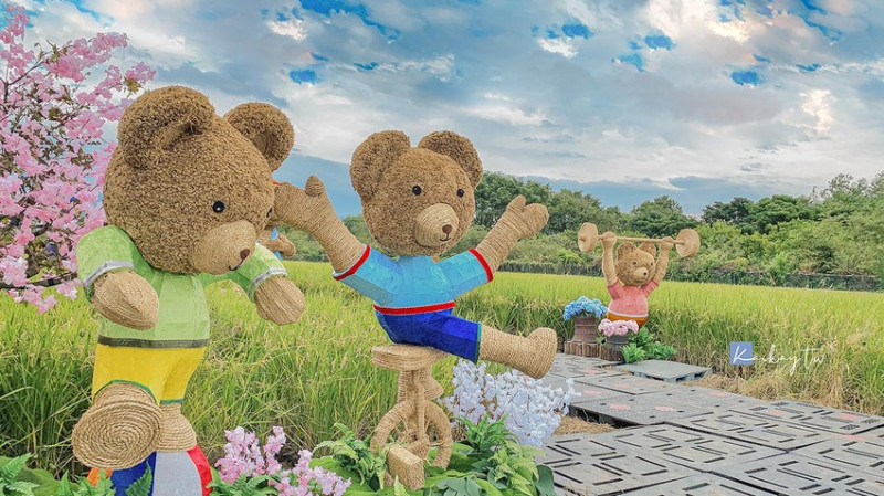 秘境中的秘境！「熊愛關渡」稻田裡的熊熊家族，捷運不是搭到關渡別下錯站喔～（展期、交通、停車須知）｜凱的食尚日記