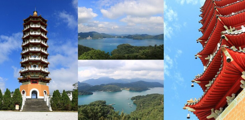 【南投‧魚池】日月潭慈恩塔‧登高眺望360度日月潭美景，加碼單身人士必拜龍鳳宮月老廟